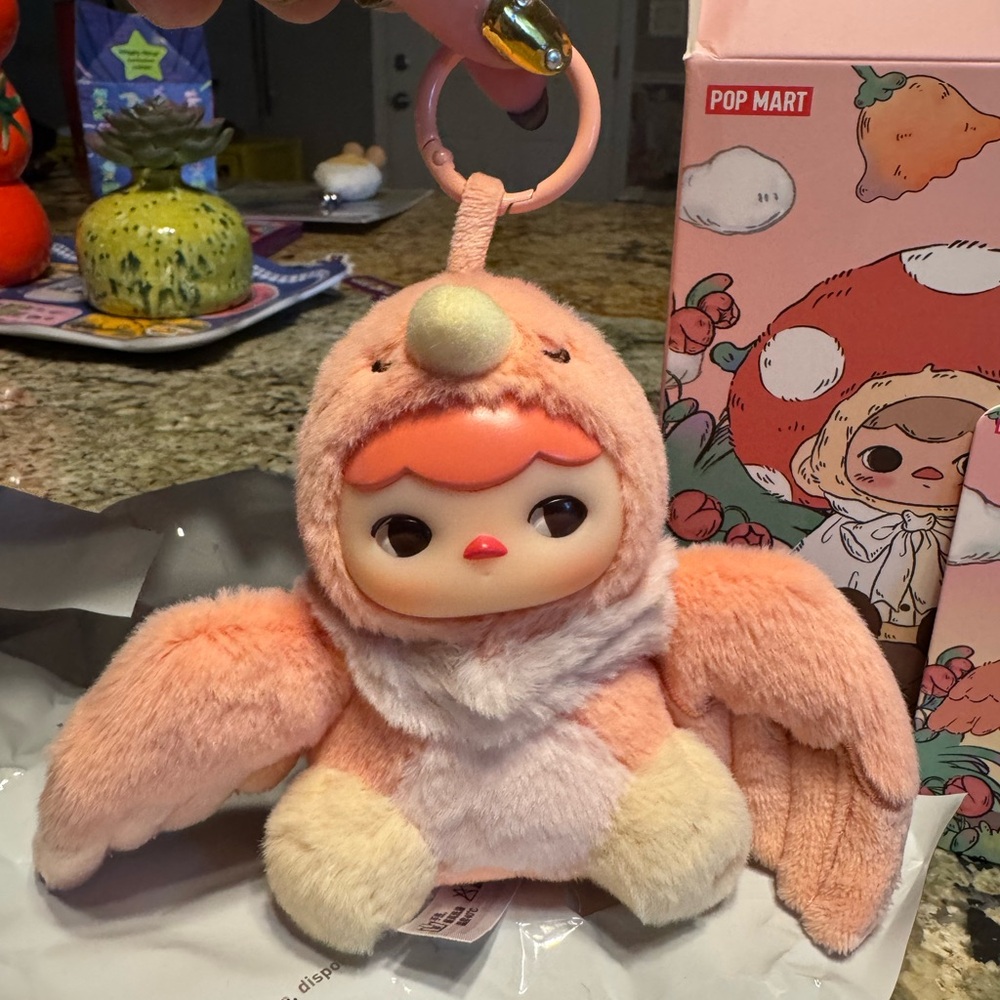 Birdie Baby Pucky Forest Friend Plush Keychain